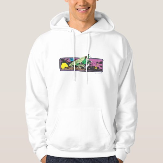 Green Lantern Races Thru Space Hoodie (Vorderseite)