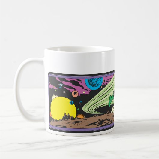 Green Lantern Races Thru Space Kaffeetasse (Links)
