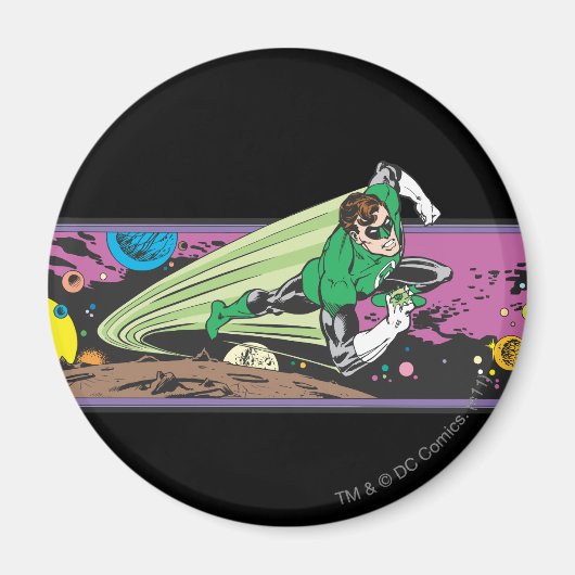 Green Lantern Races Thru Space Magnet (Vorne)