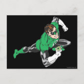 Green Lantern Runs Postkarte (Vorderseite)