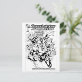 Green Lantern - Secret Files and Origins Cover, Bl Postkarte (Stehend Vorderseite)