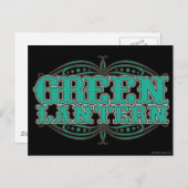 Green Lantern Showtime Letters Postkarte (Vorne/Hinten)