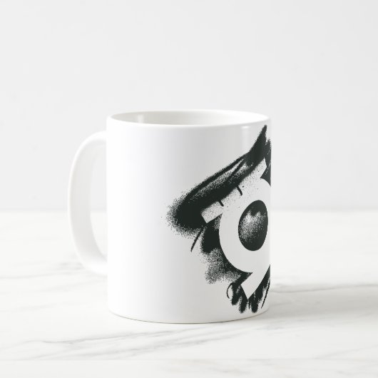 Green Lantern Spray Symbol Kaffeetasse (Vorderseite Links)