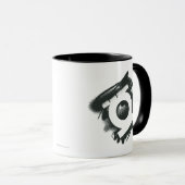 Green Lantern Spray Symbol Tasse (VorderseiteRechts)
