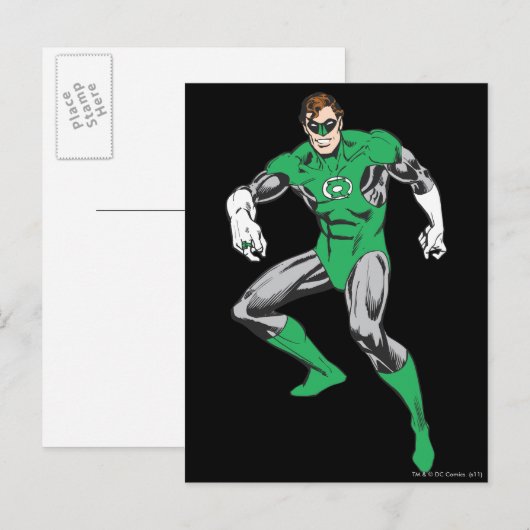 Green Lantern Squats Postkarte (Vorne/Hinten)
