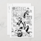 Green Lantern - Steigen Sie aus diesem Earch Hal J Postkarte (Vorne/Hinten)