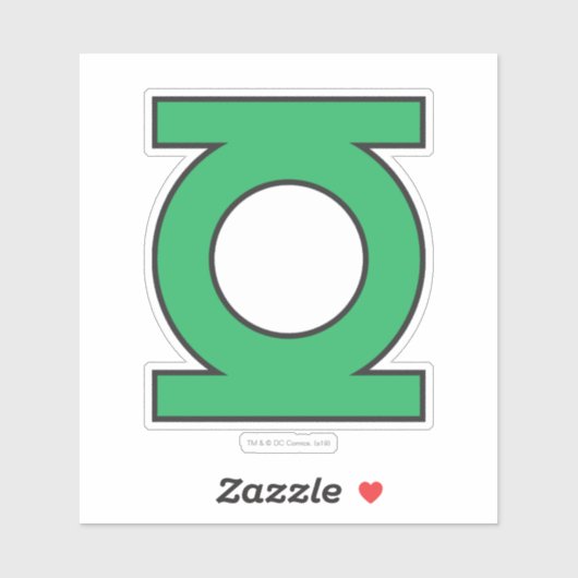 Green Lantern Symbol Aufkleber (Blatt)