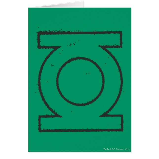 Green Lantern Symbol BW (Vorne)