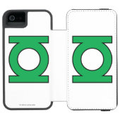 Green Lantern Symbol Incipio iPhone Geldbeutel-Hülle (Folio Geöffnet)