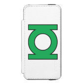 Green Lantern Symbol Incipio iPhone Geldbeutel-Hülle (Folio Vorderseite)