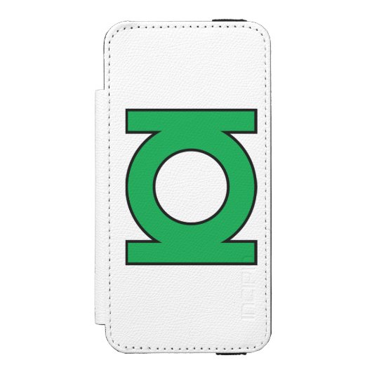 Green Lantern Symbol Incipio iPhone Geldbeutel-Hülle (Folio Vorderseite)
