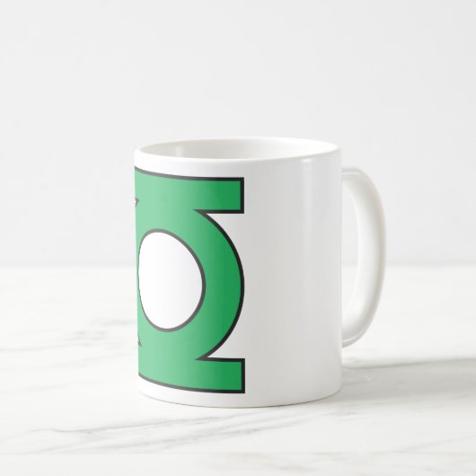 Green Lantern Symbol Kaffeetasse (VorderseiteRechts)