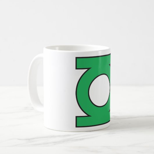 Green Lantern Symbol Kaffeetasse (Vorderseite Links)