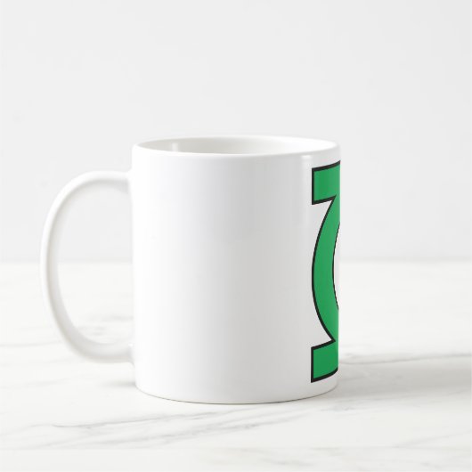 Green Lantern Symbol Kaffeetasse (Links)