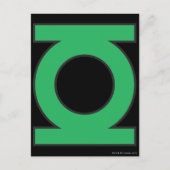 Green Lantern Symbol Postkarte (Vorderseite)