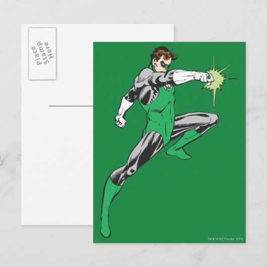 Green Lantern Zeigering Postkarte (Vorne/Hinten)