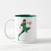 Green Lantern Zeigering Zweifarbige Tasse (Links)