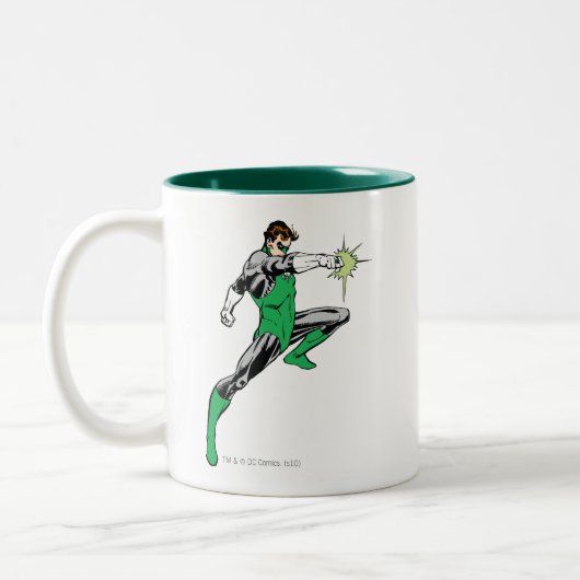 Green Lantern Zeigering Zweifarbige Tasse (Links)