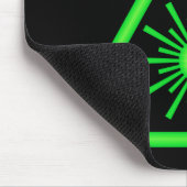 Green Laser Symbol Mousepad (Ecke)