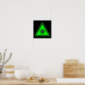 Green Laser Symbol Poster (Küche)