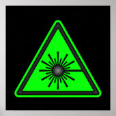 Green Laser Symbol Poster (Vorne)