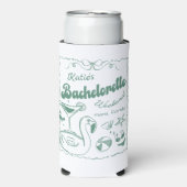 Green Last Toast Beach Junggeselinnen-Abschied Selters Dosenkühler (Seltzer Vorderseite)