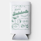 Green Last Toast Beach Junggeselinnen-Abschied Selters Dosenkühler (Vorderseite)