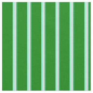 Green, Lavendel, Aquamarine und grüne Linien Stoff