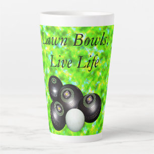 Green Lawn Bowls Live Life, Milchtasse