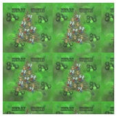 Green Lawn Bowls Weihnachtsdesign, Stoff (Muster)