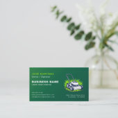 Green Lawn Service Professional Visitenkarte (Stehend Vorderseite)