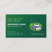 Green Lawn Service Professional Visitenkarte (Vorderseite)