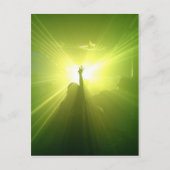 Green Lazerz Postkarte (Vorderseite)