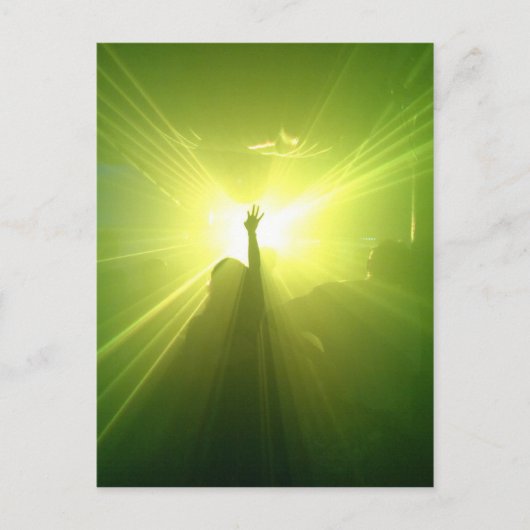 Green Lazerz Postkarte (Vorderseite)