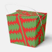 Green Leaaf Red Take Out Gevor Box Geschenkschachtel (Rückseite)