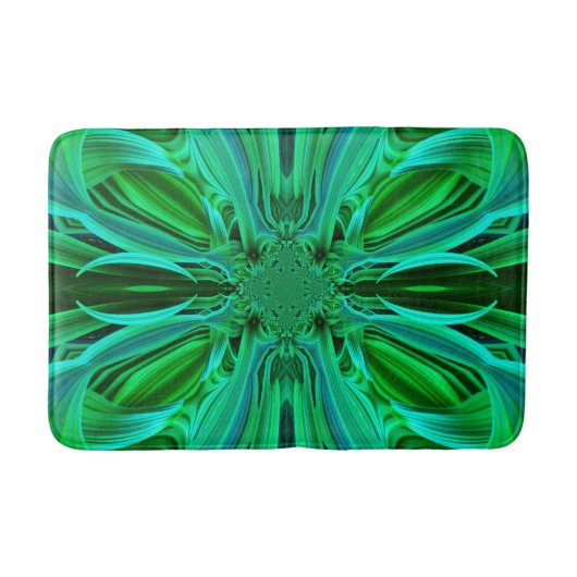 Green Leaf Bath mat Badematte (Vorderseite)