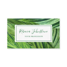 Green Leaf Classic Business Card