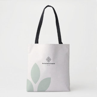 Green Leaf Counselor Behavioral Health Logo Tasche