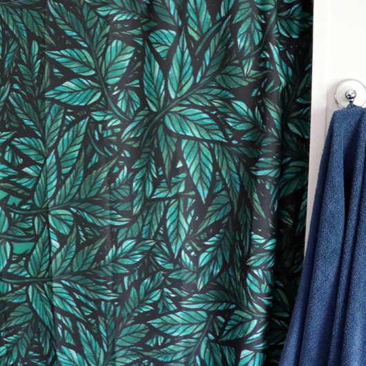 Green Leaf Duschvorhang