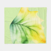 GREEN LEAF FLEECEDECKE (Vorderseite (Horizontal))