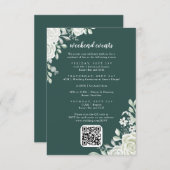 Green Leaf Flora Weekend Events Eintrittskarte Begleitkarte (Vorne/Hinten)