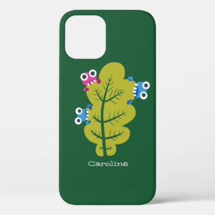 Green Leaf gegessen Niedlichen Cartoon Bugs Name Case-Mate iPhone Hülle