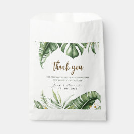 Green Leaf Greenery Gastgeschenke Hochzeiten Tasch Geschenktütchen