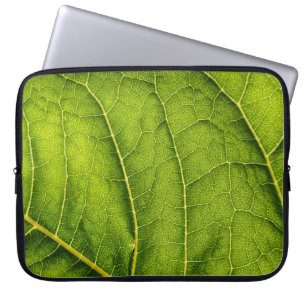 Green leaf laptopschutzhülle