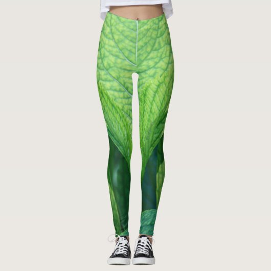 Green Leaf Leggins (Vorderseite)