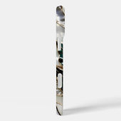 Green Leaf Marble Gold Aesthetic Phone Case (Rückseite / Rechts)