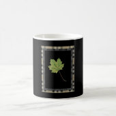 GREEN LEAF MOTIF KAFFEETASSE (Mittel)