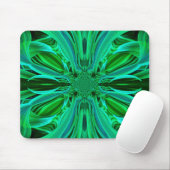 Green Leaf Mousepad (Mit Mouse)