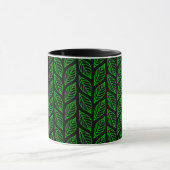 Green Leaf Muster Tasse (Zentrum)