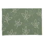 Green Leaf Pillowcase Set Kissenbezug (Vorderseite-Rechts)